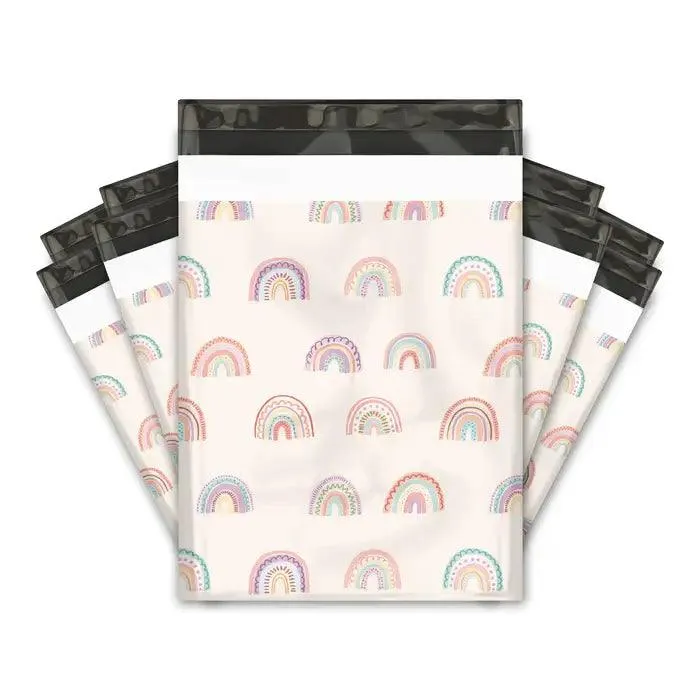 10x13 Rainbows Designer Poly Mailers Shipping Envelopes Premium Printed Bags