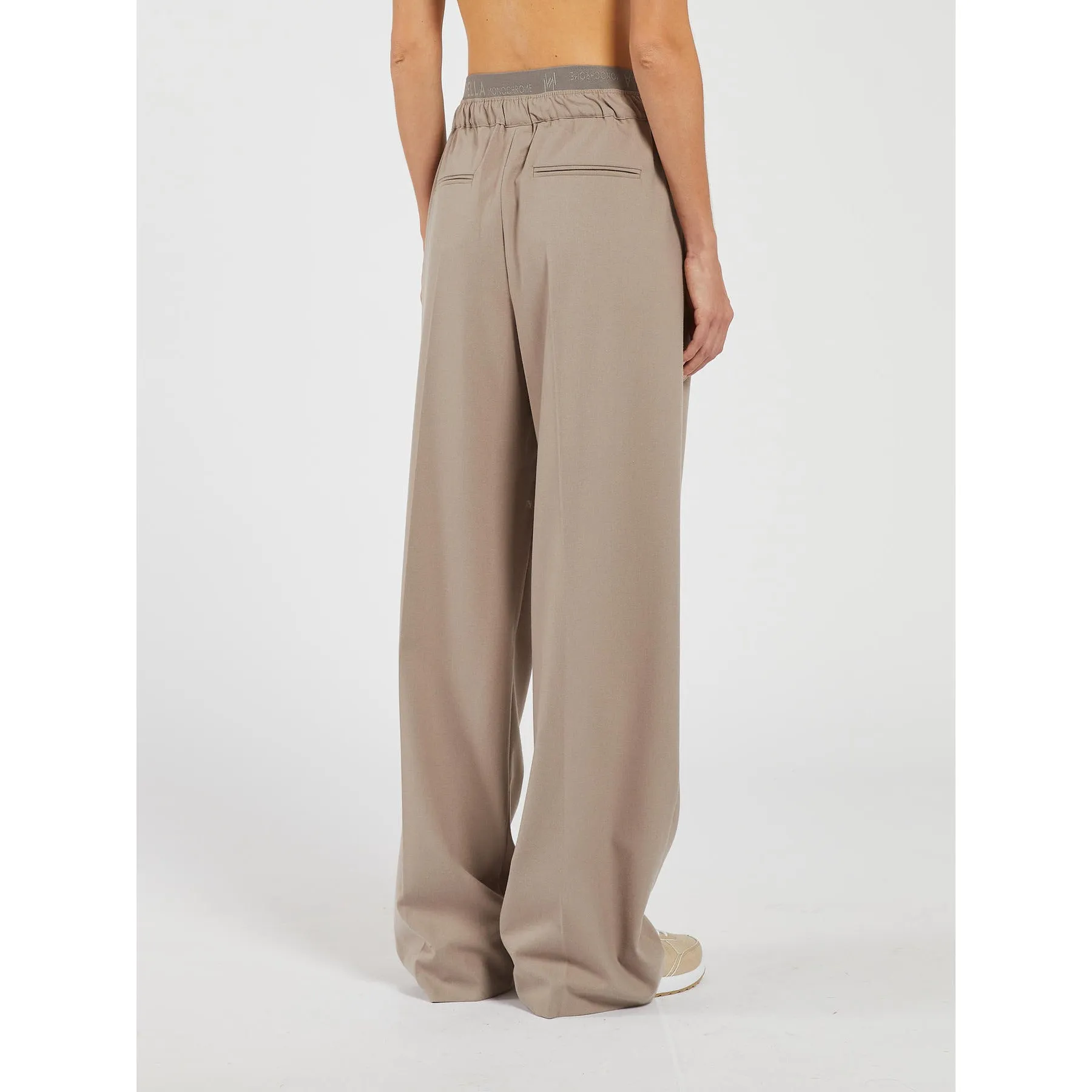 Afona Wide Leg Trousers Mink