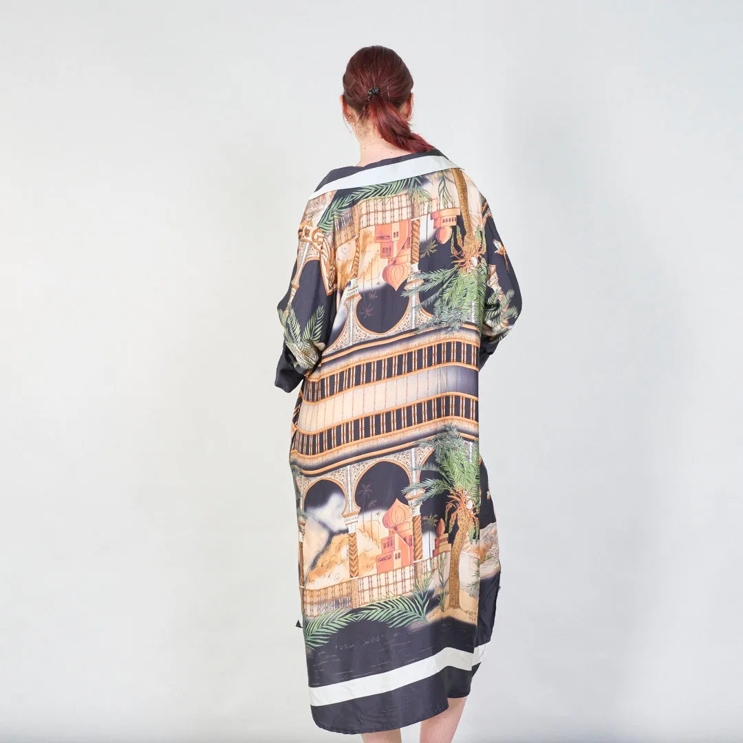 Arabian nightscape print flowy tunic wholesale