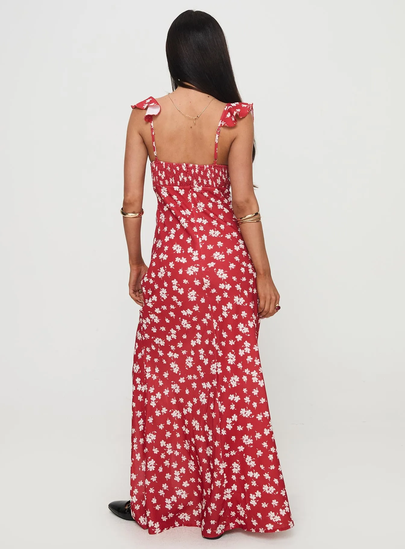 Barnadete Maxi Dress Red