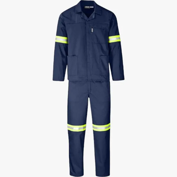 Brands Premium 2 Pc Conti Suit With Reflective Tape Navy