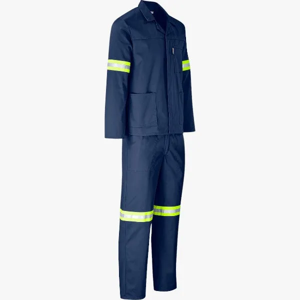 Brands Premium 2 Pc Conti Suit With Reflective Tape Navy