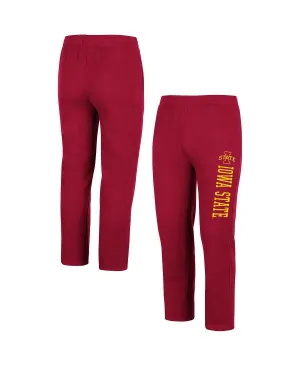 cardinal iowa state cyclones colosseum men's fleece pants