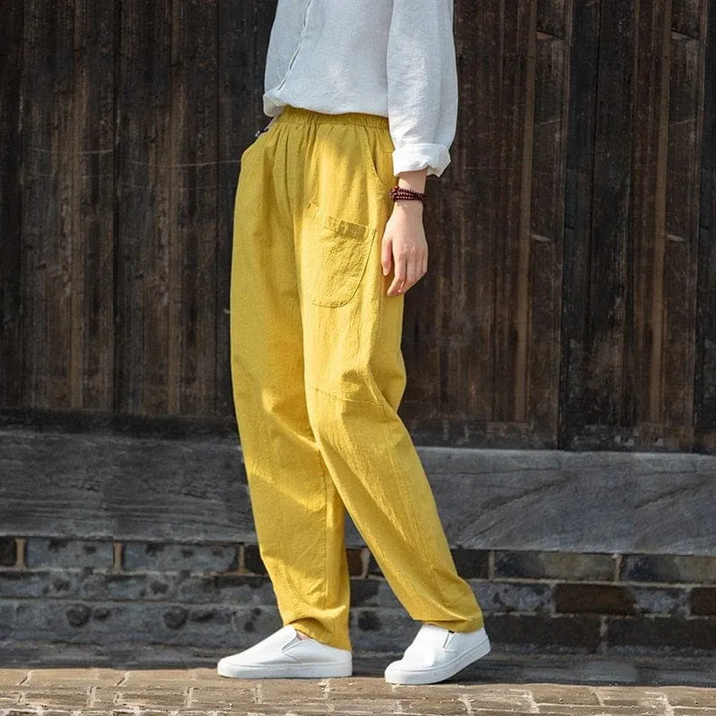 Casual Zen Cotton Linen Pants  | Zen