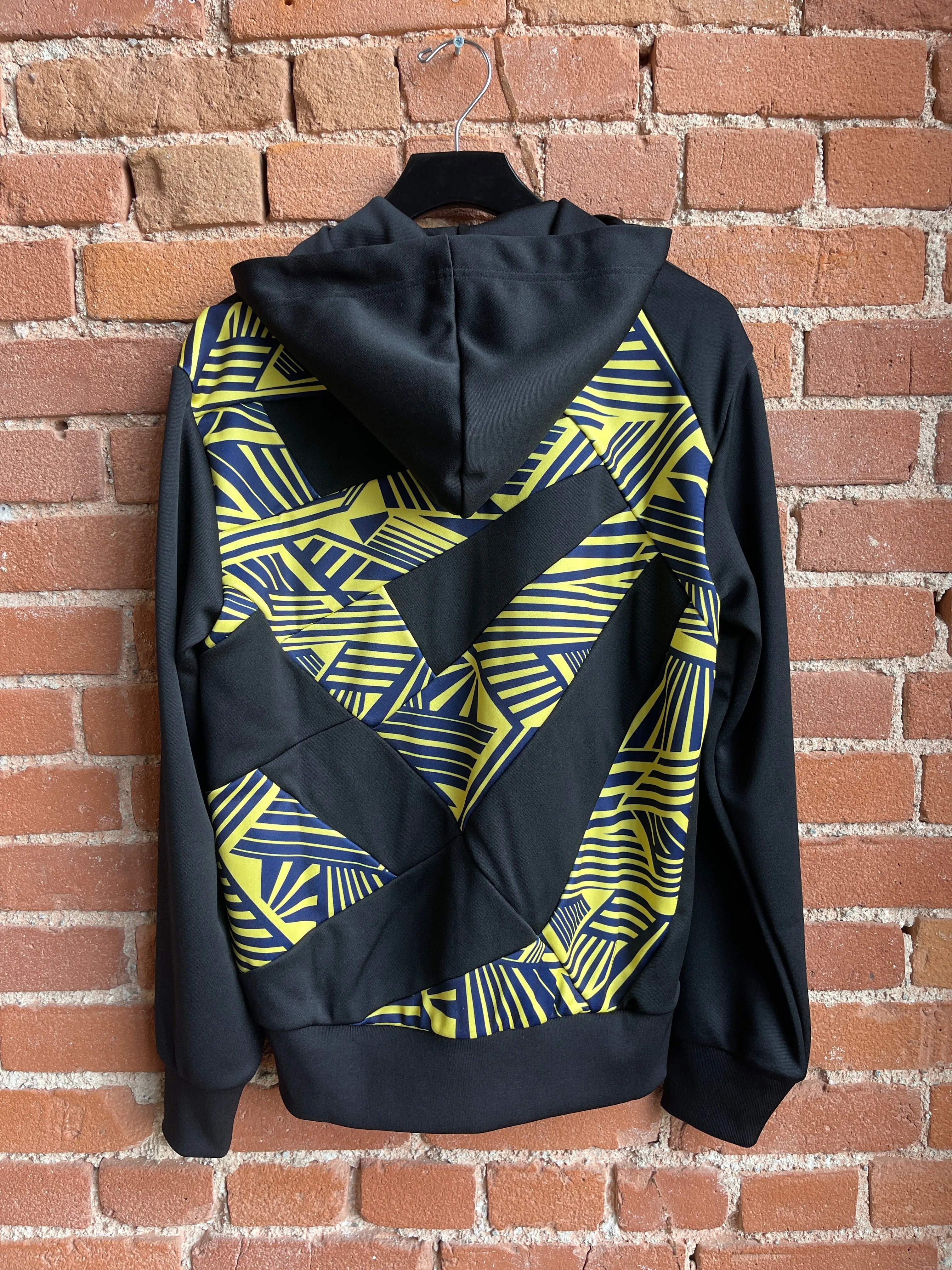 COMME des GARÇONS HOMME  PATTERNED HOODIE YELLOW SS23