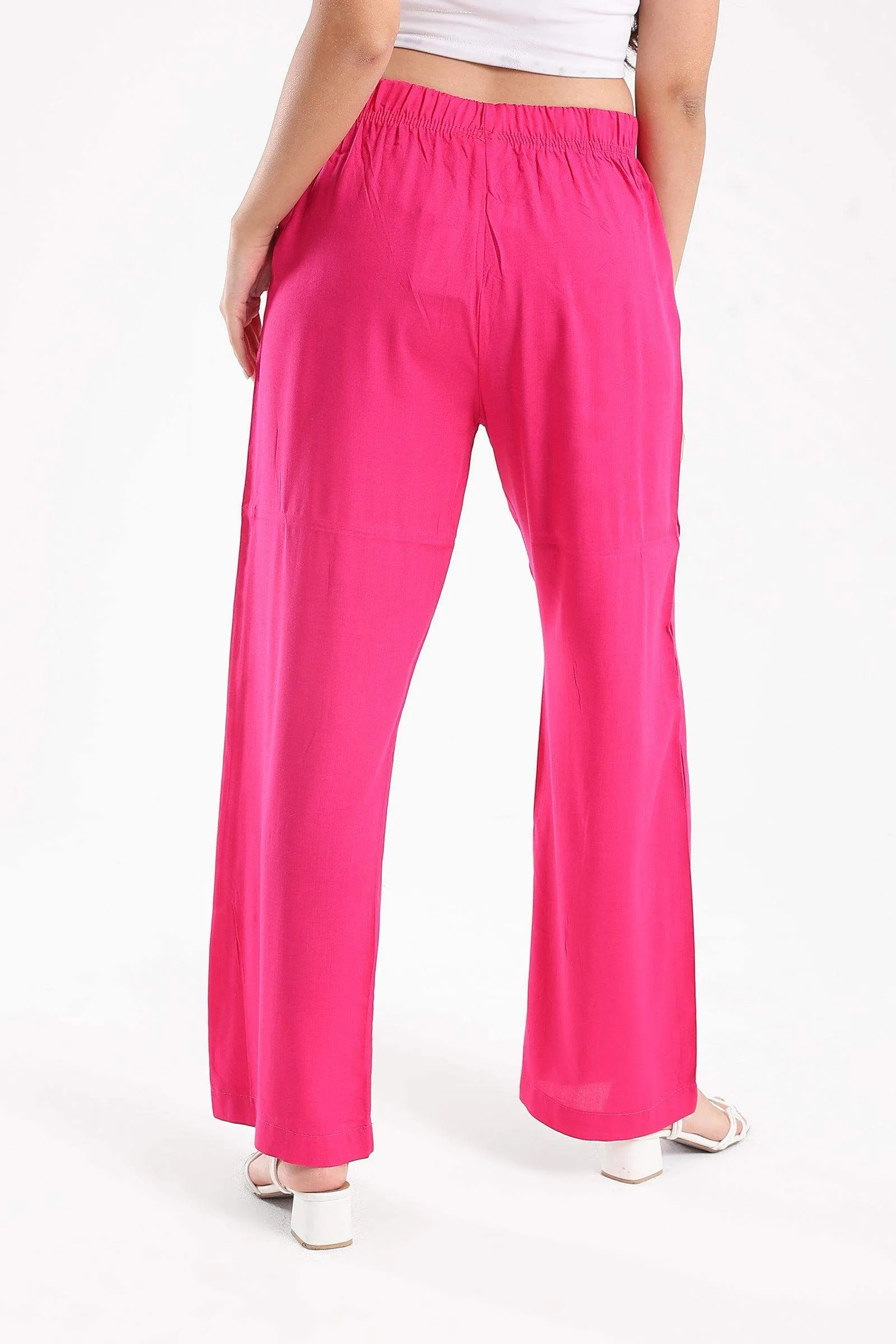 Elastic Waist Loose Pants