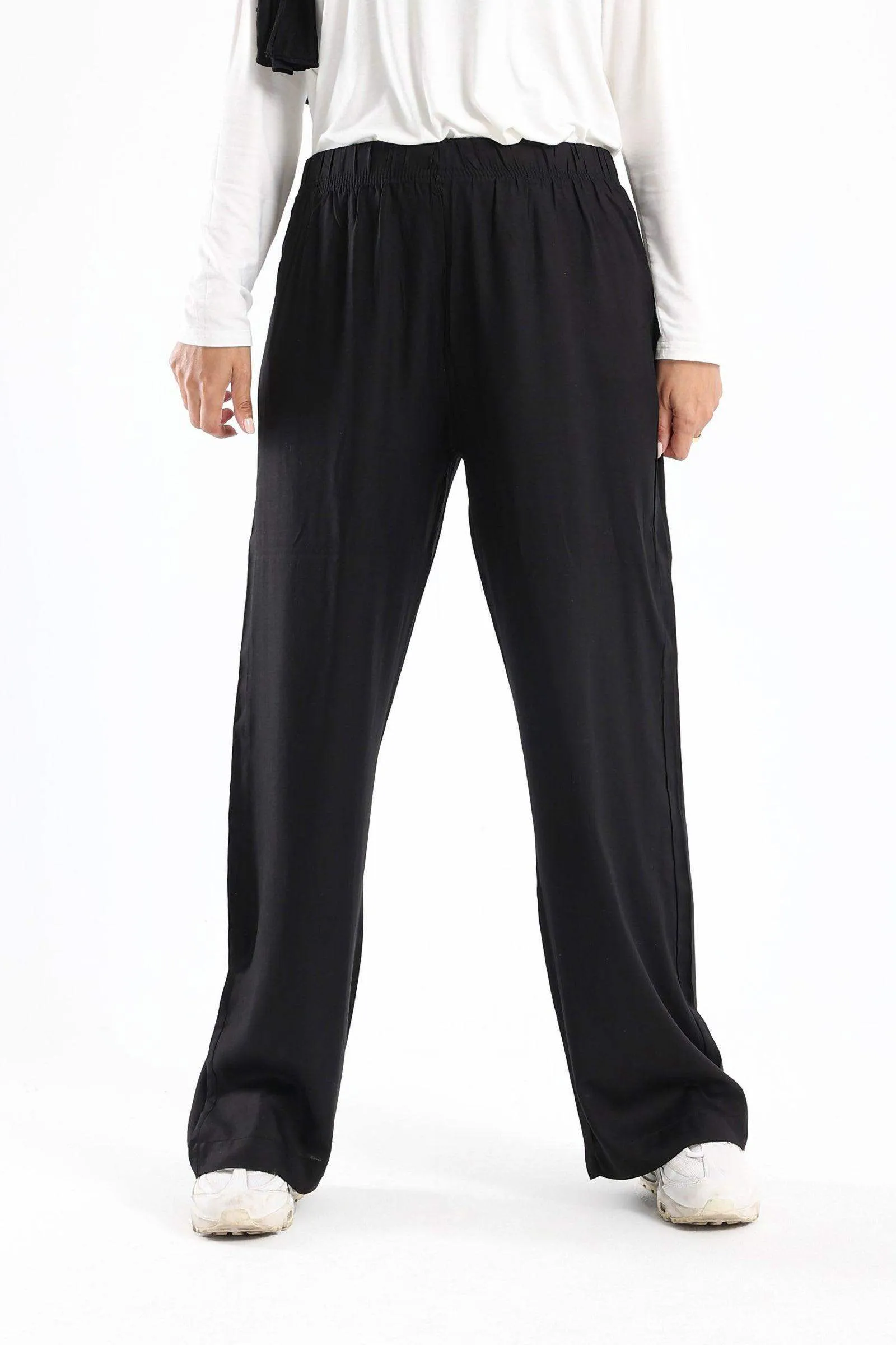 Elastic Waist Loose Pants