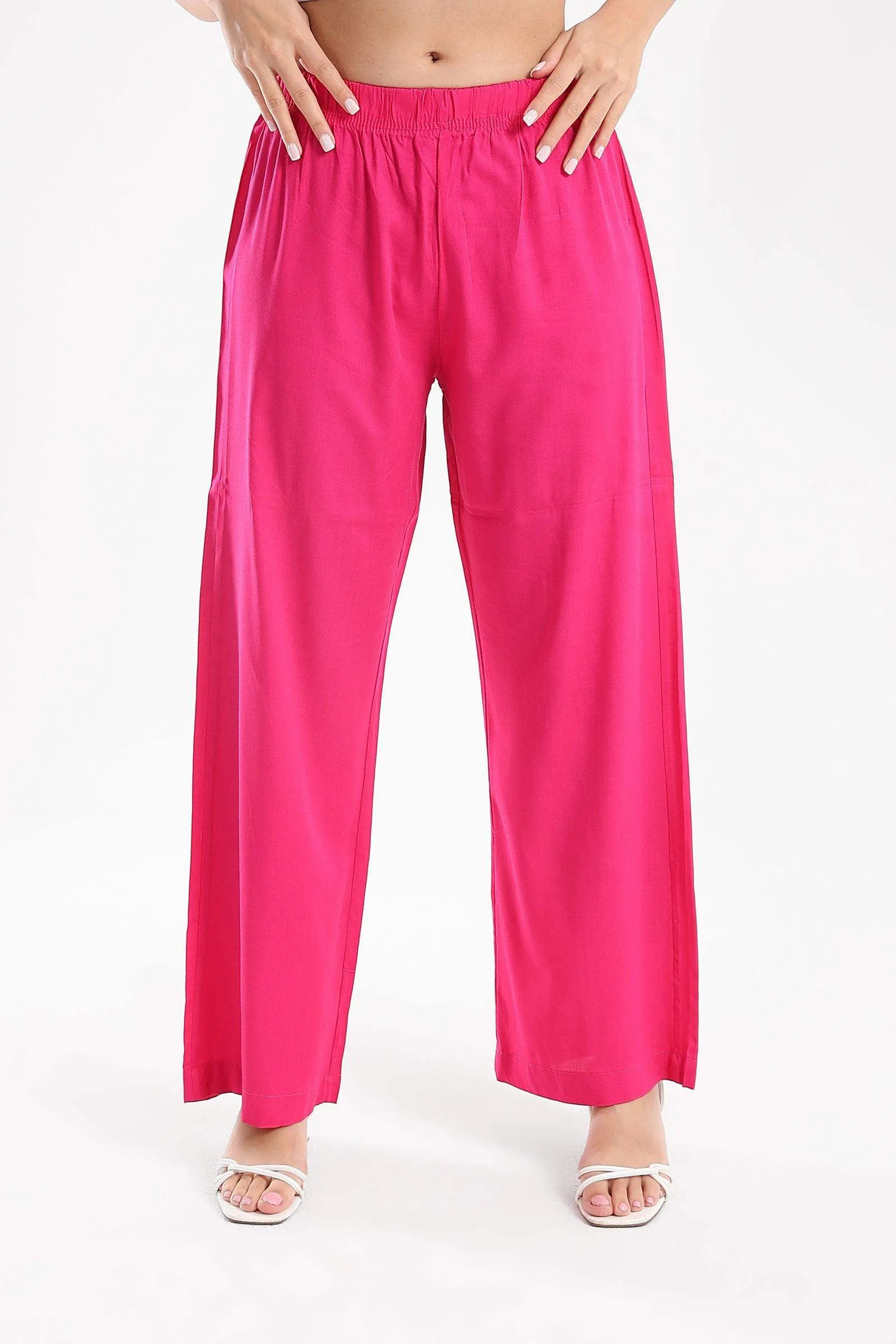 Elastic Waist Loose Pants