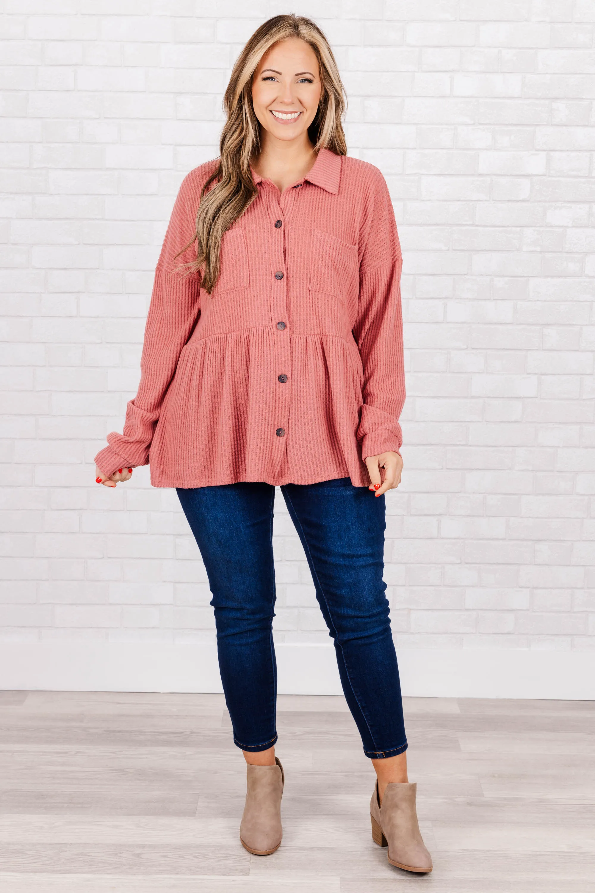 Elegant Nights Top, Mauve