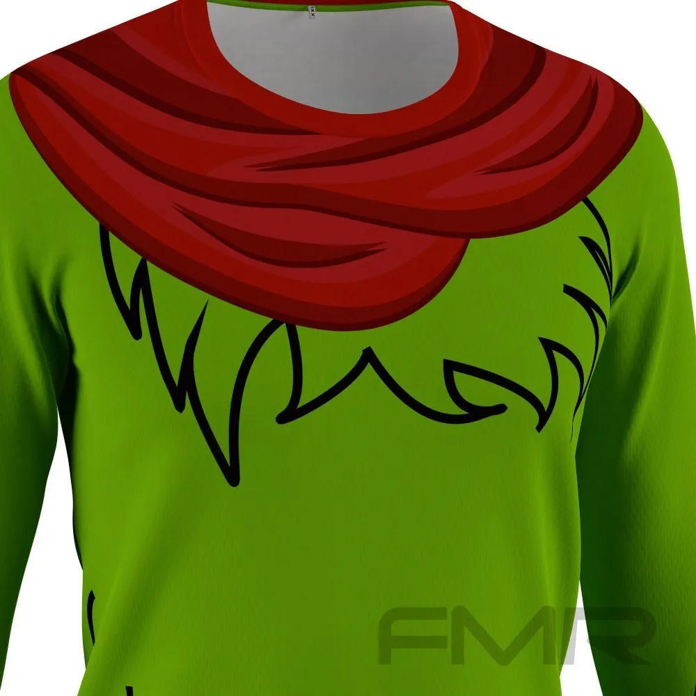 FMR Green Men's Technical Long Sleeve Shirt