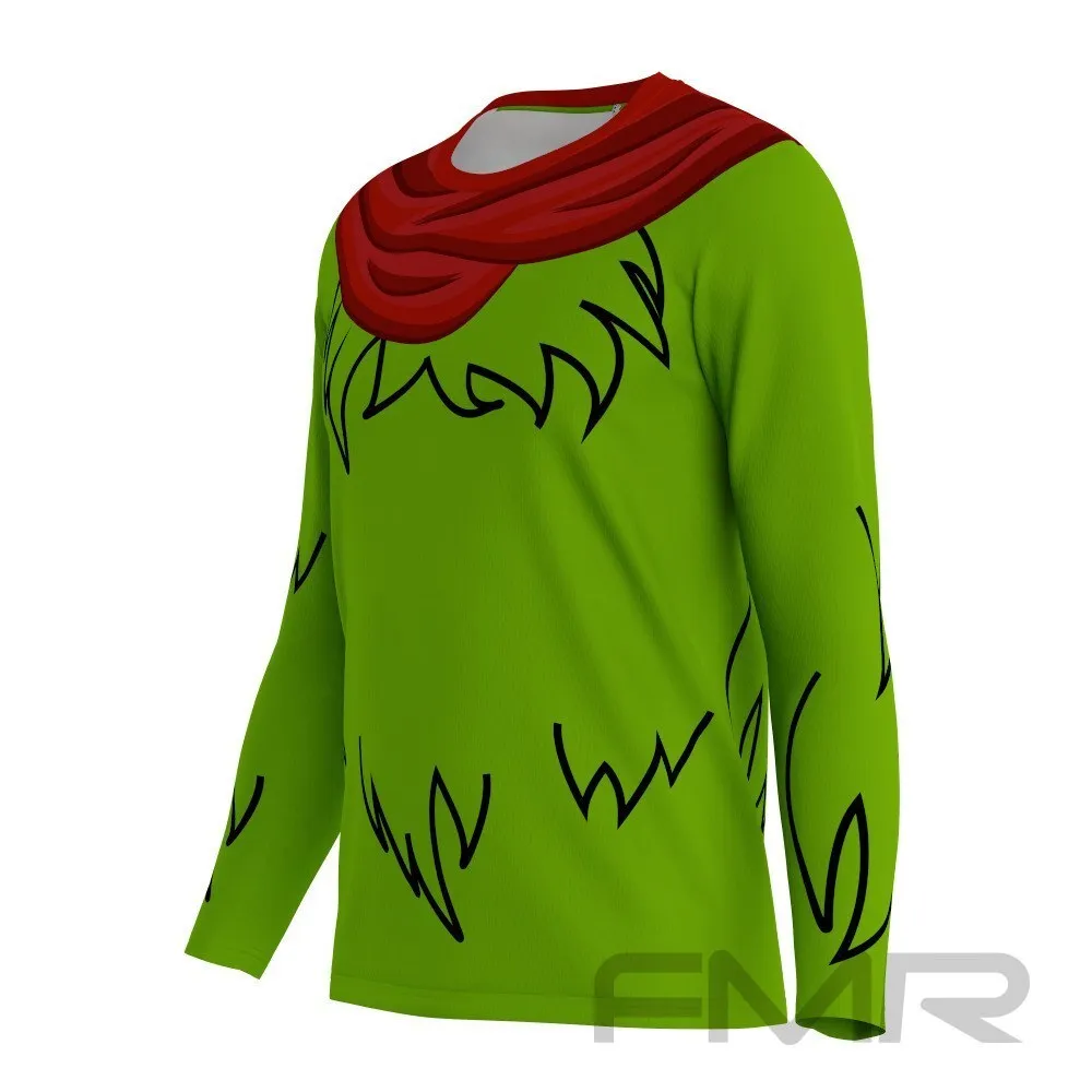 FMR Green Men's Technical Long Sleeve Shirt