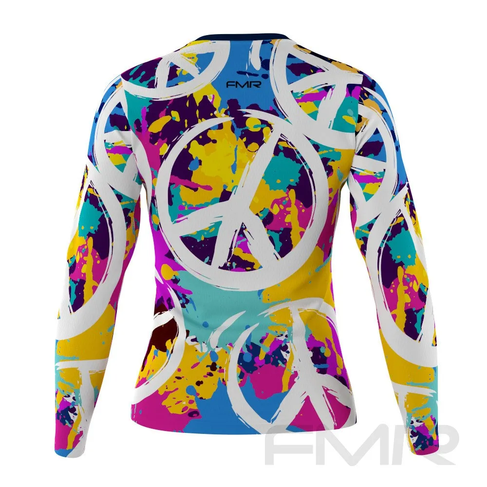 FMR Women's Printed Long Sleeve Running Shirt