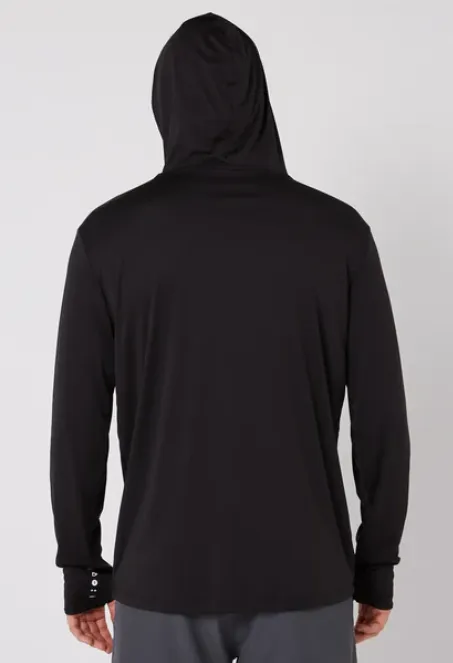 Follow Sun Hood Long Sleeve | Black