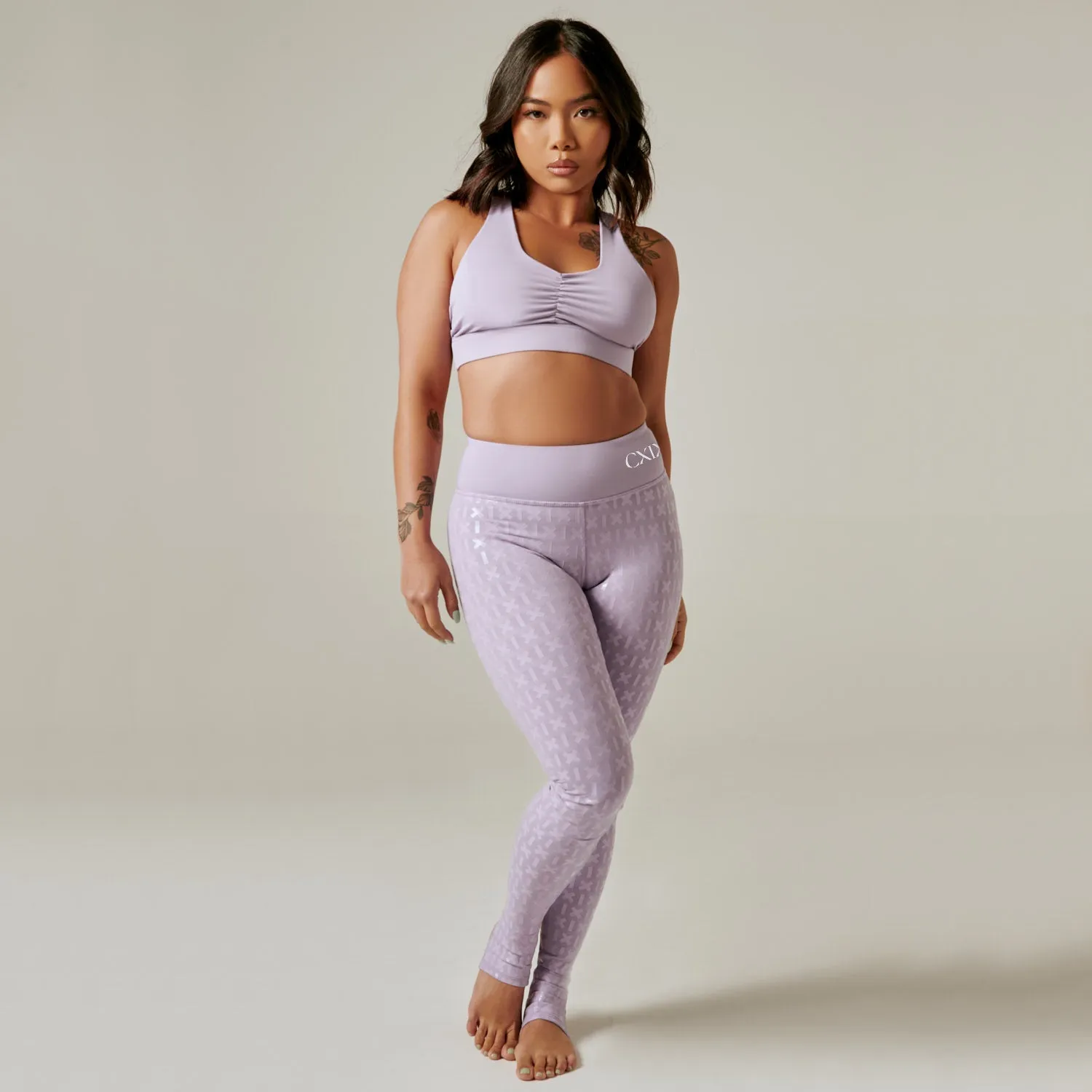 Gecko Grip™ Leggings: Lilac