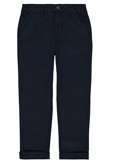 George Boys Navy Chinos Trousers