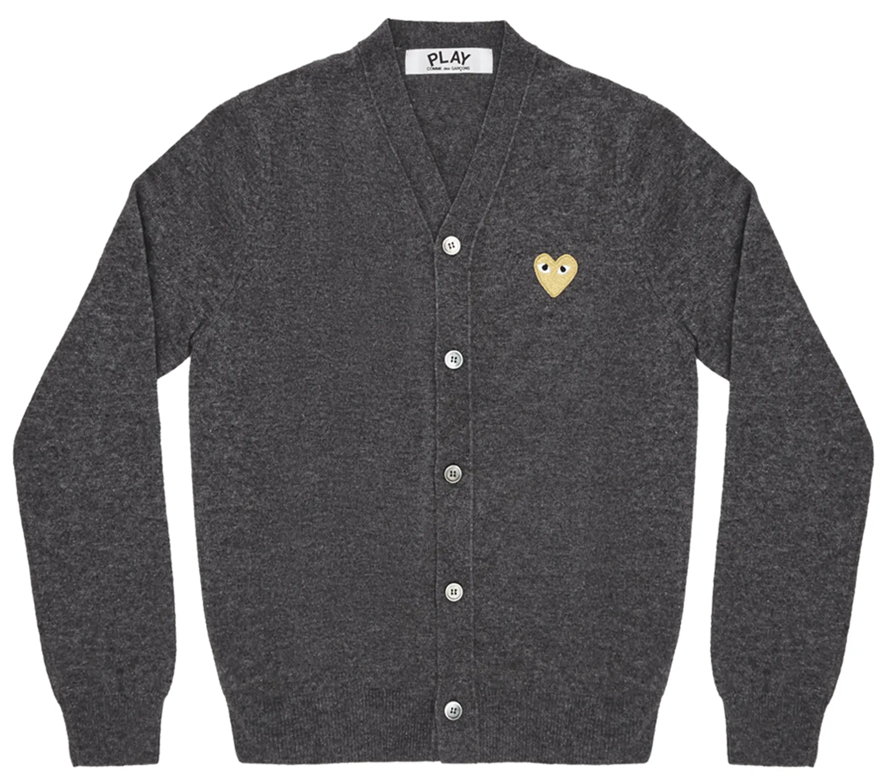 Gold Heart Cardigan Men