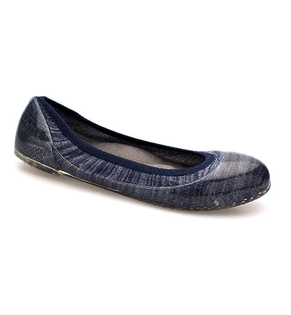 ja-vie indigo stripe jelly flats shoes