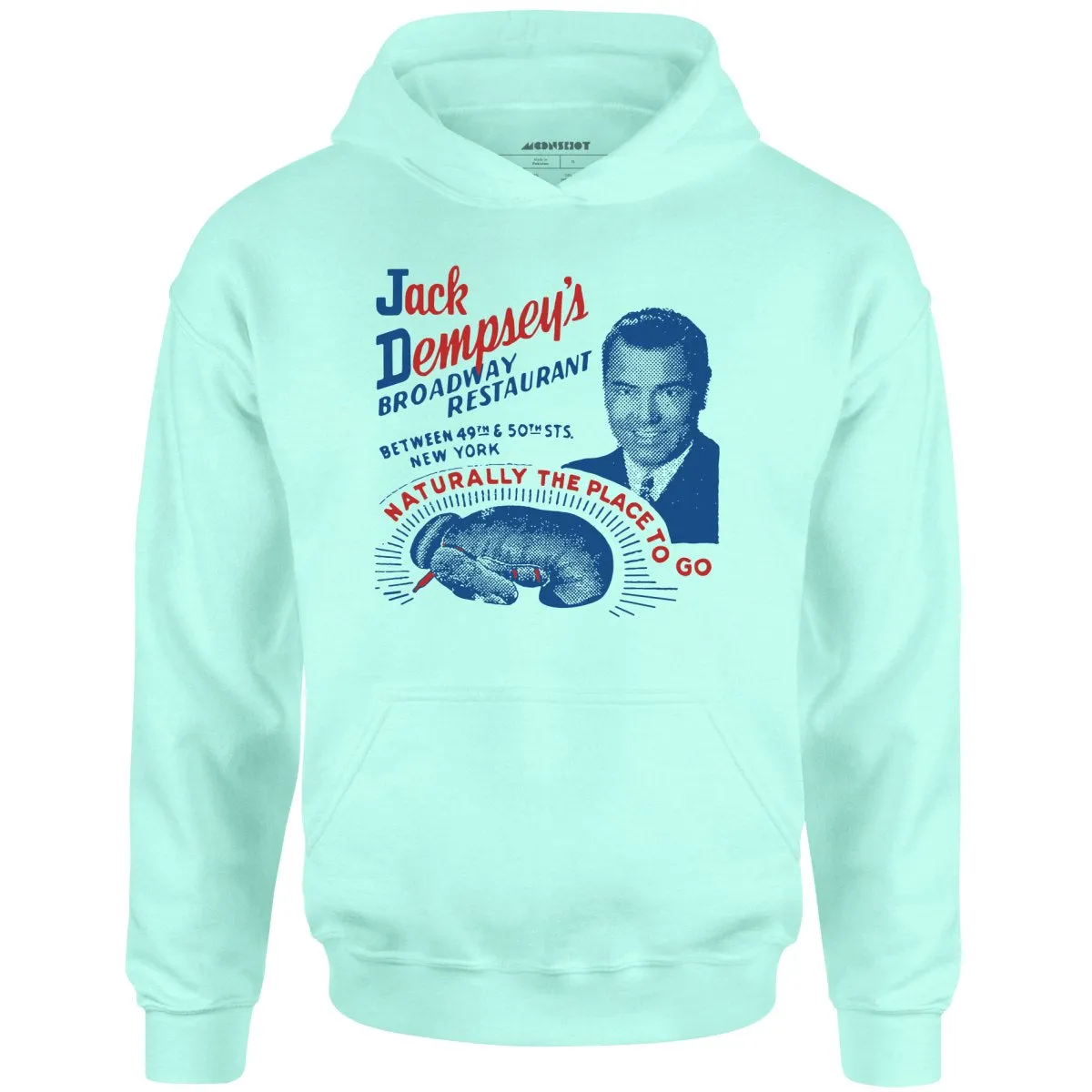 Jack Dempsey's v1 - Manhattan, NY - Vintage Restaurant - Unisex Hoodie