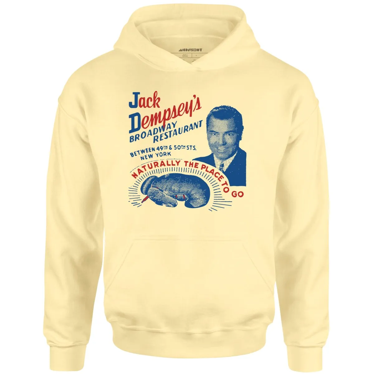 Jack Dempsey's v1 - Manhattan, NY - Vintage Restaurant - Unisex Hoodie