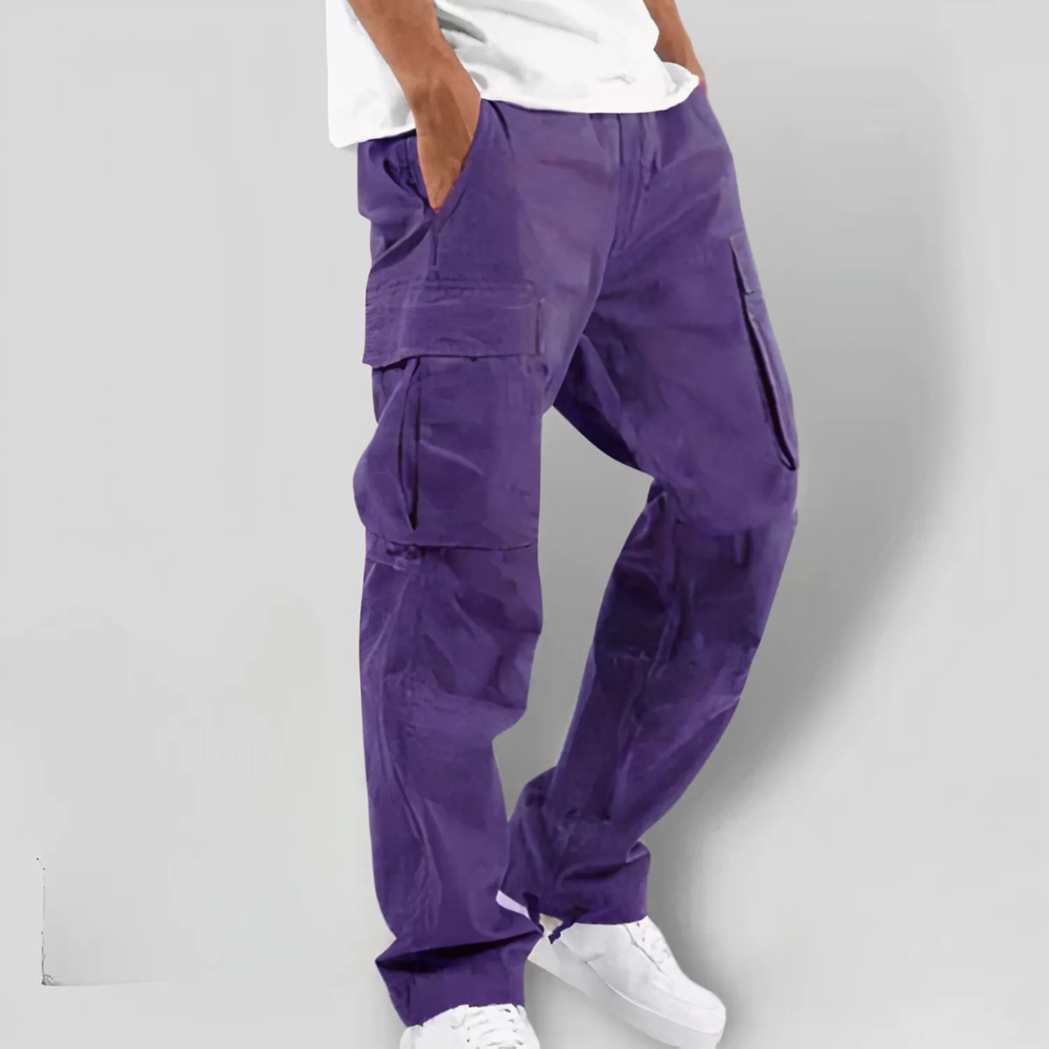 Jackson - Men's Cargo Trousers - Casual - Comfortable - Ideal for Fall/Winter