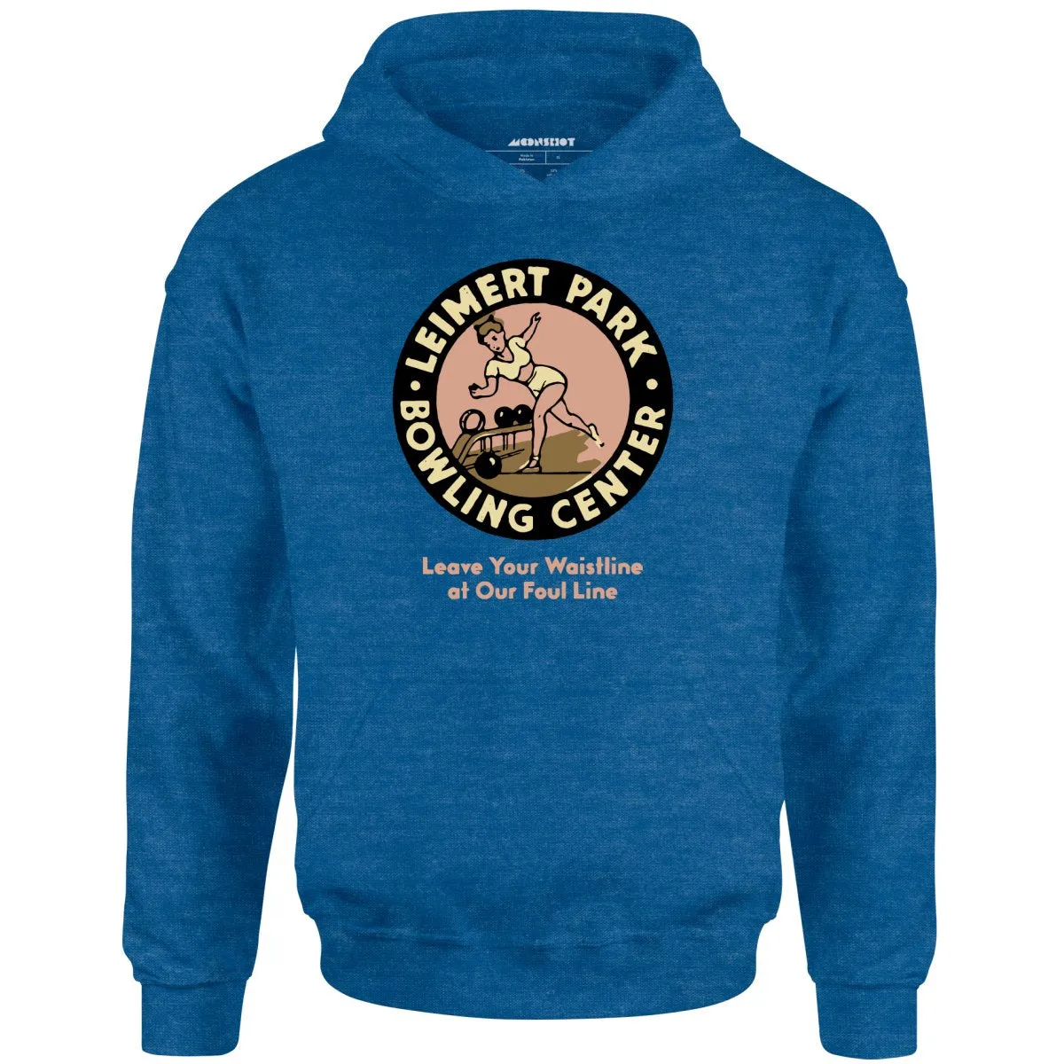 Leimert Park Bowling Center - Los Angeles, CA - Vintage Bowling Alley - Unisex Hoodie