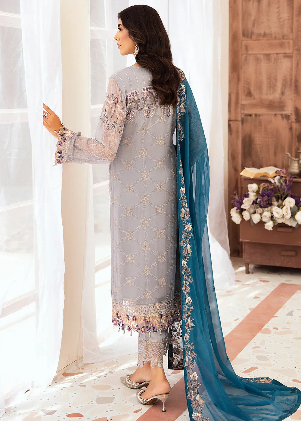 Luxury Chiffon Collection 2024 by Ramsha | F-2609