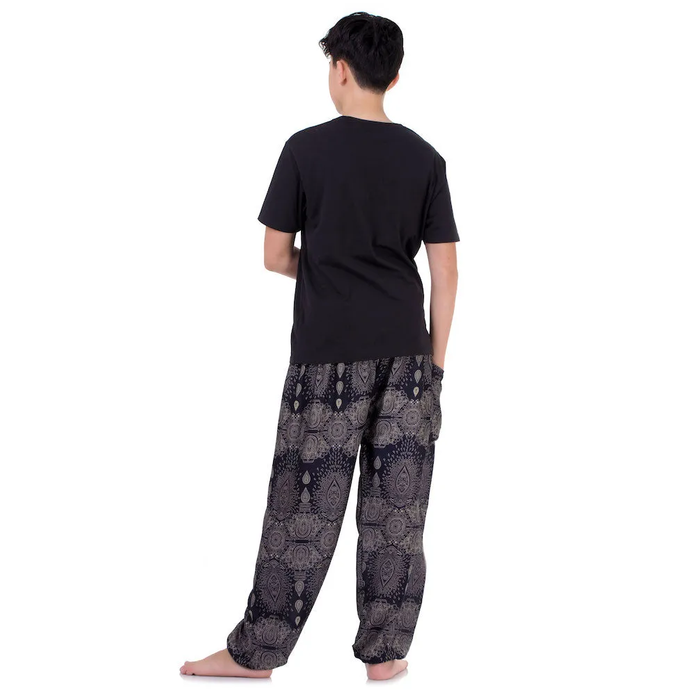 Men's Mandala Harem Pants Azure Zen