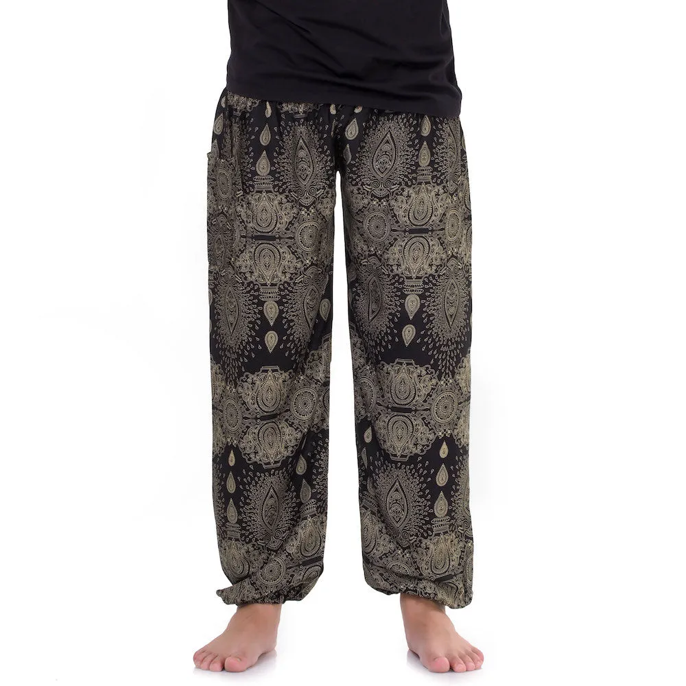 Men's Mandala Harem Pants Azure Zen