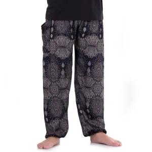 Men's Mandala Harem Pants Azure Zen