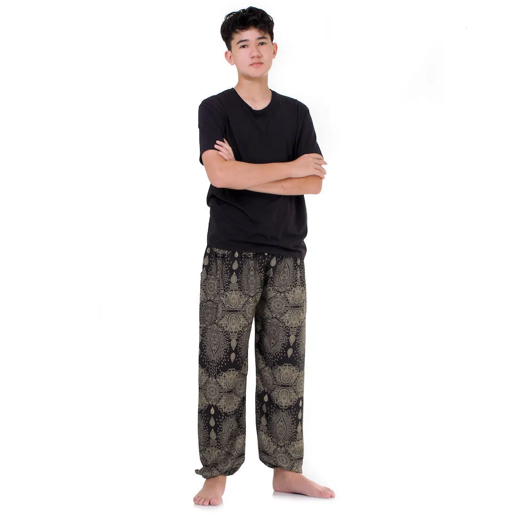 Men's Mandala Harem Pants Azure Zen