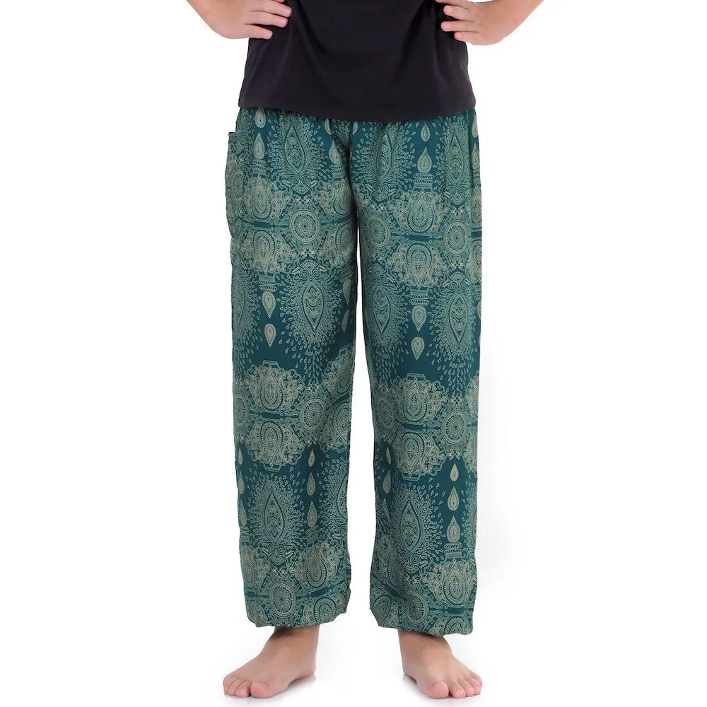 Men's Mandala Harem Pants Azure Zen