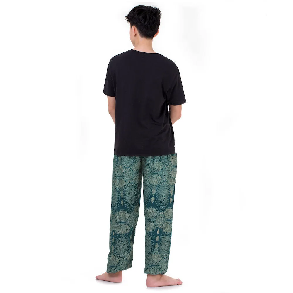 Men's Mandala Harem Pants Azure Zen