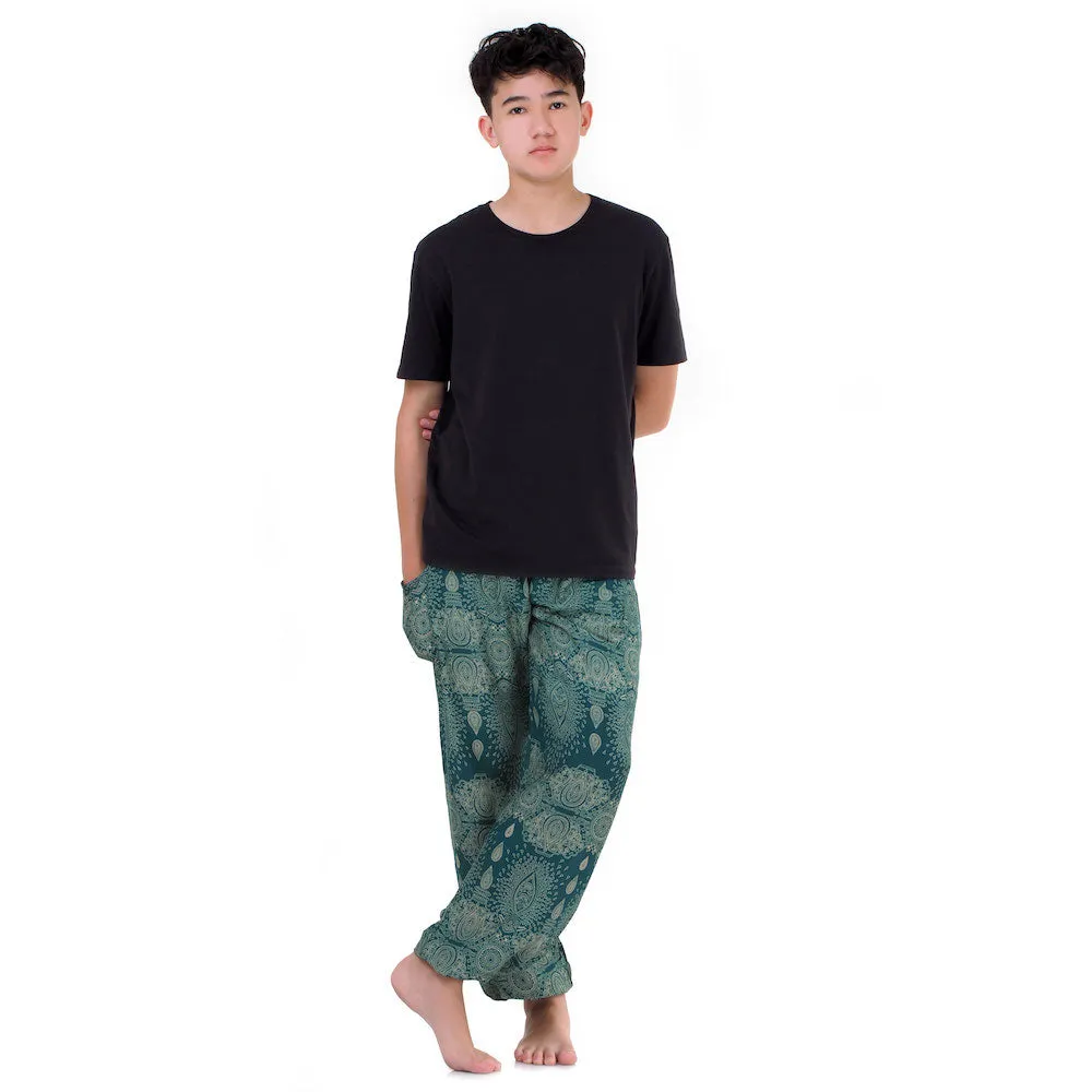 Men's Mandala Harem Pants Azure Zen