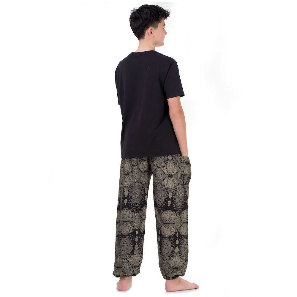 Men's Mandala Harem Pants Azure Zen