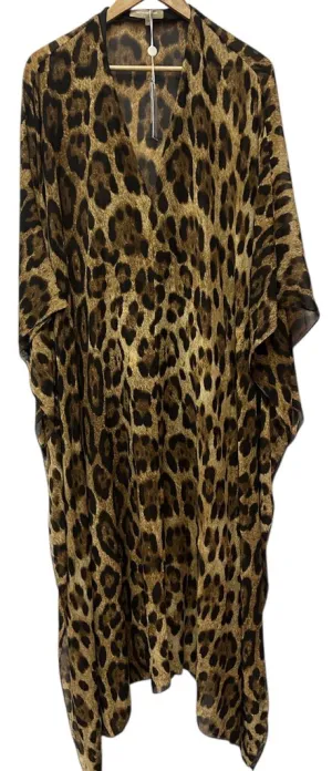 Michael Kors NWT Leopard Print Caftan - Size 12