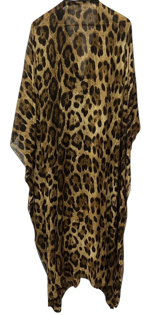 Michael Kors NWT Leopard Print Caftan - Size 12