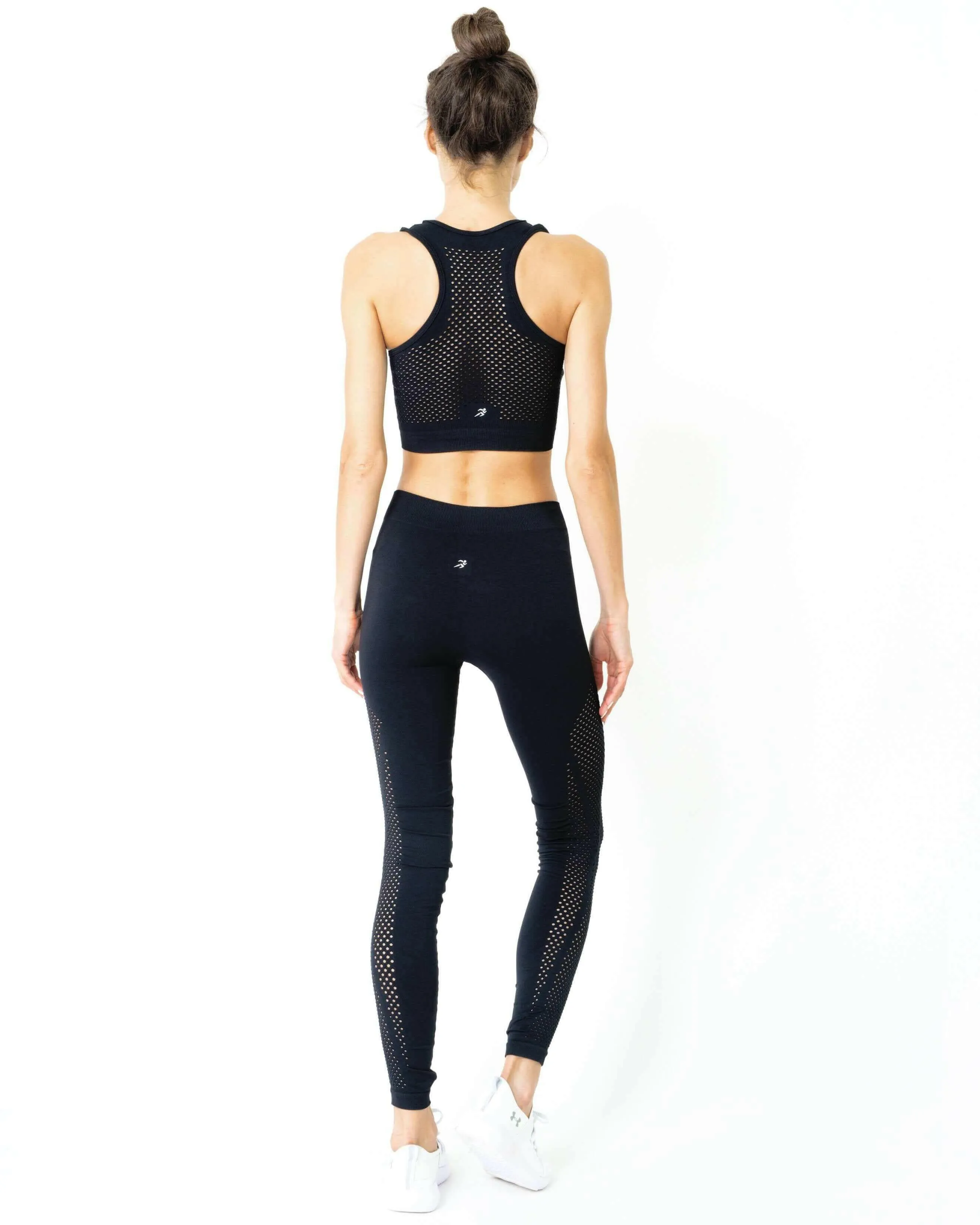 Milano Seamless Legging - Black [MADE IN ITALY]