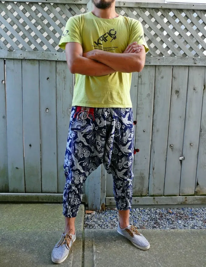 New Indigo Swan Design Ninja Pants