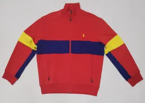 Nwt Polo Ralph Lauren Faded Red/Royal Track Jacket