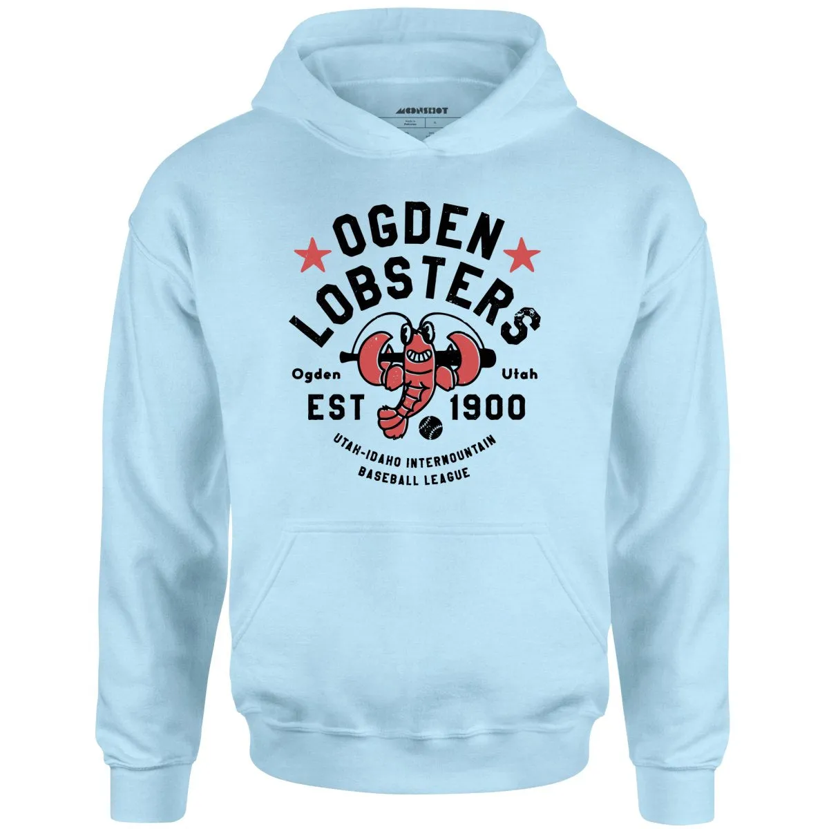 Ogden Lobsters - Utah - Vintage Defunct Baseball Teams - Unisex Hoodie