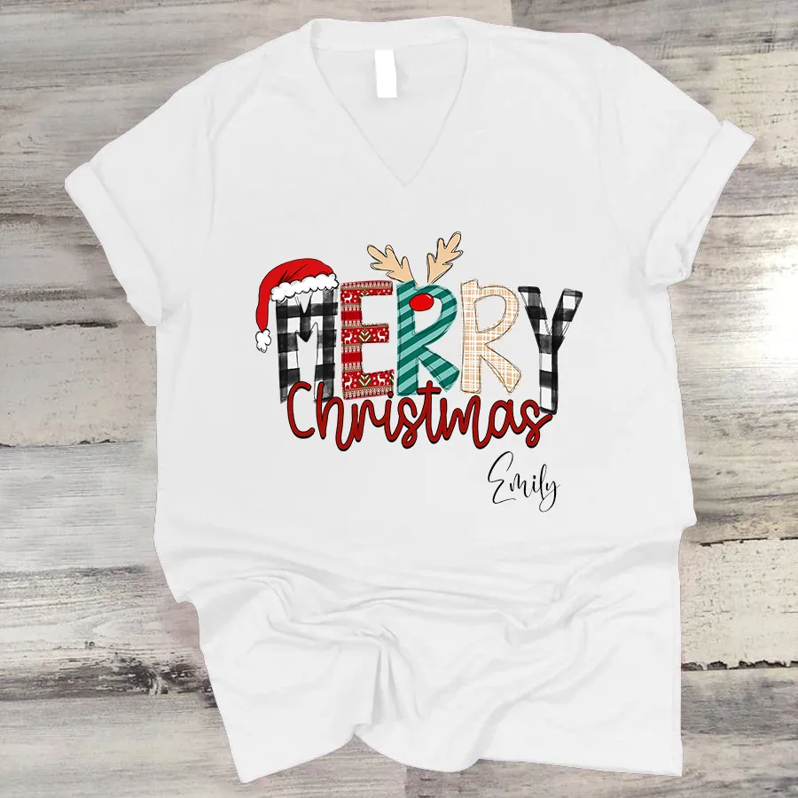 Personalized Merry Christmas Shirts, Family Shirt, Matching  Shirt, Christmas Shirts