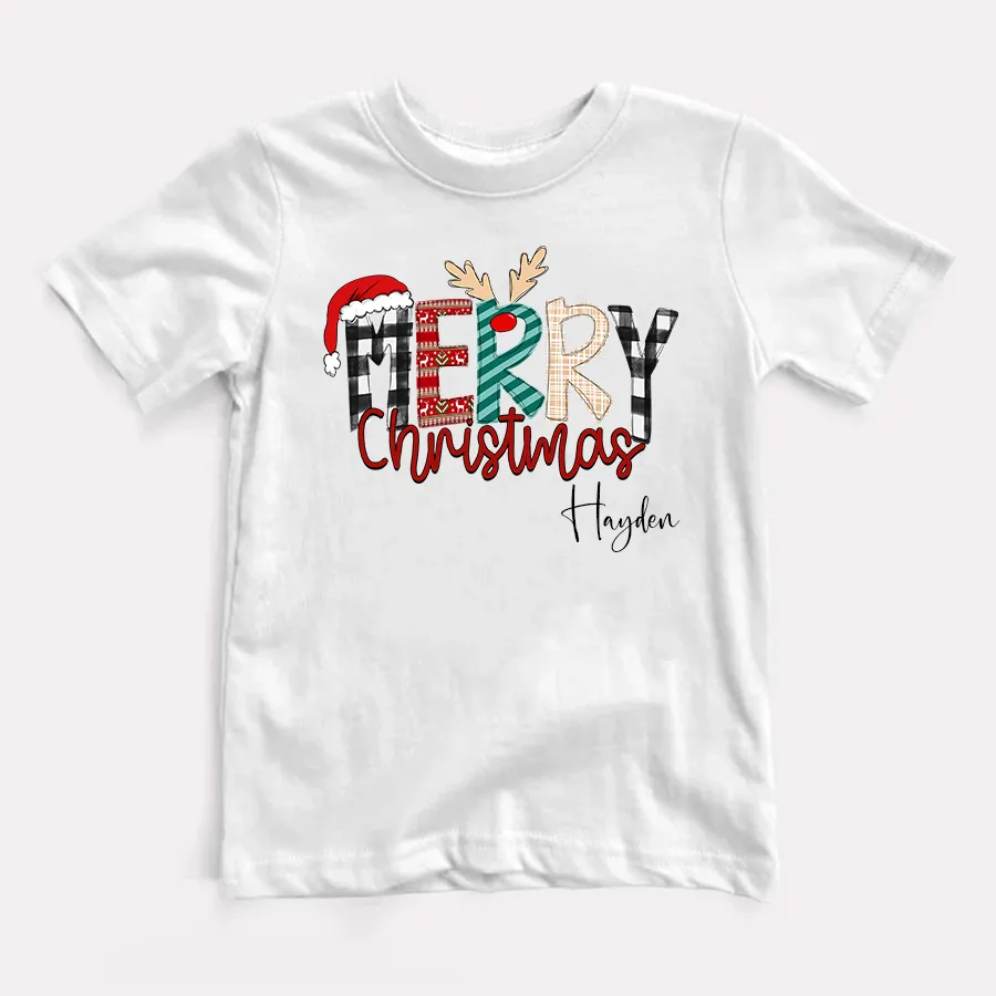 Personalized Merry Christmas Shirts, Family Shirt, Matching  Shirt, Christmas Shirts