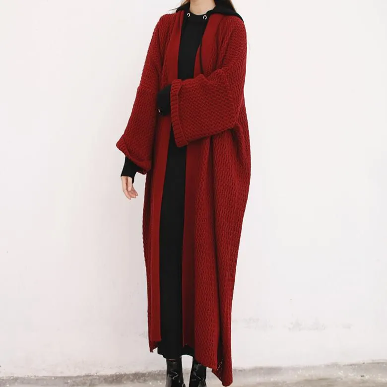 Plus Sizes Loose Knitting Women Overcoat