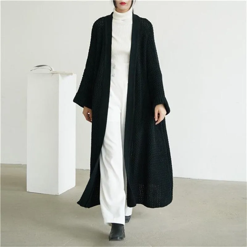 Plus Sizes Loose Knitting Women Overcoat