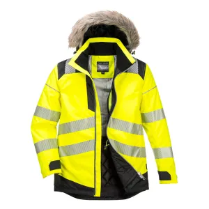 Portwest PW3 Hi-Vis Winter Parka Jacket (PW369YBR)