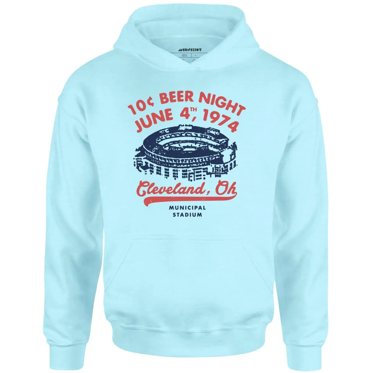 Ten Cent Beer Night - Cleveland Ohio - Unisex Hoodie