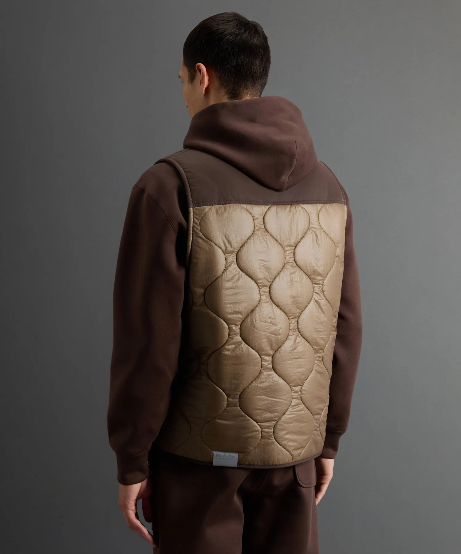 Todd Snyder X Woolrich Quilted Sherpa-Lined Vest