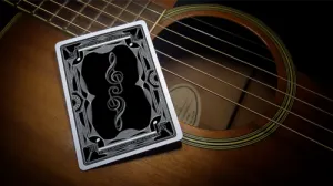 Treble Clef Playing Cards (Black, Blue)