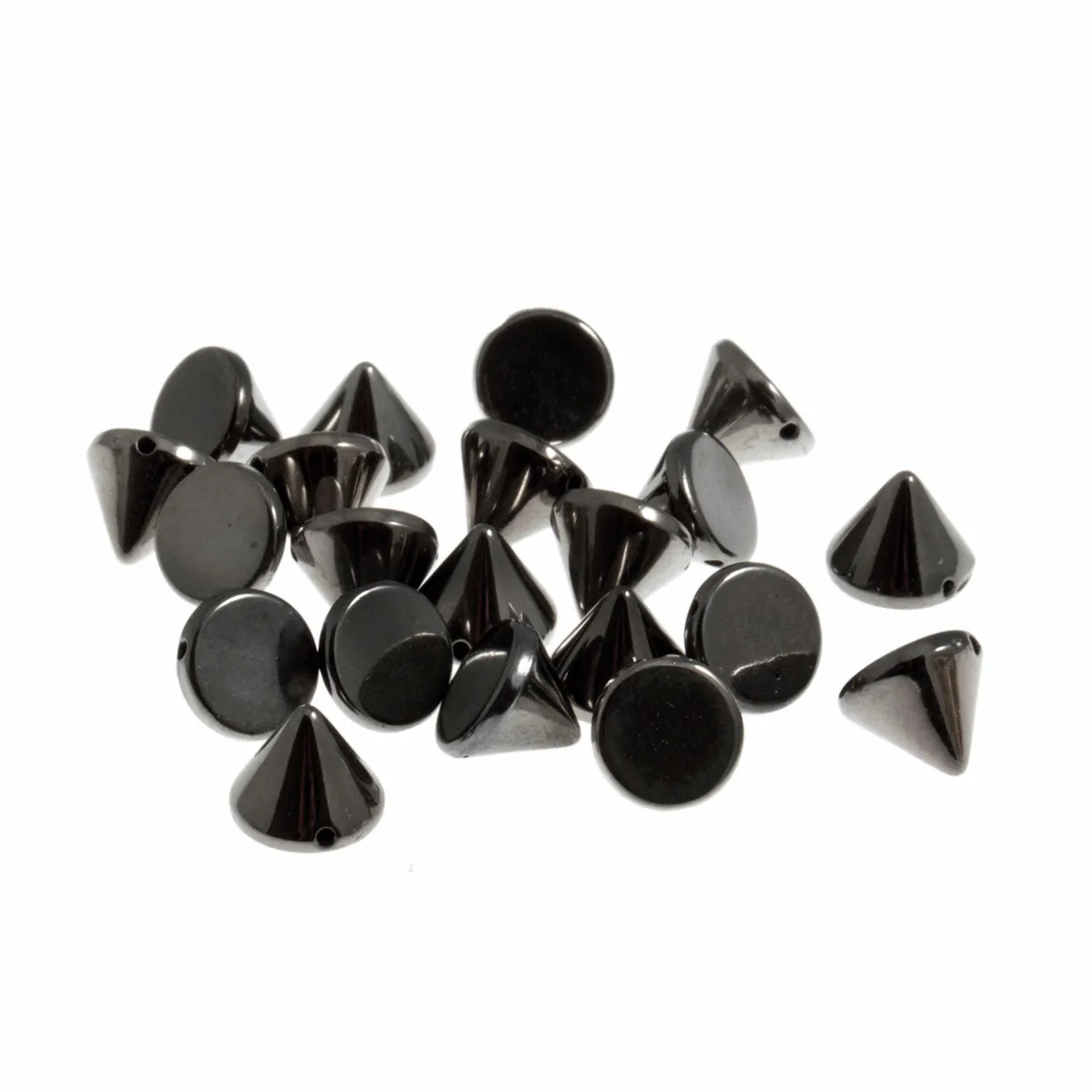 Trimits Gunmetal Cone Sew-On Studs - 7mm (Pack of 50)